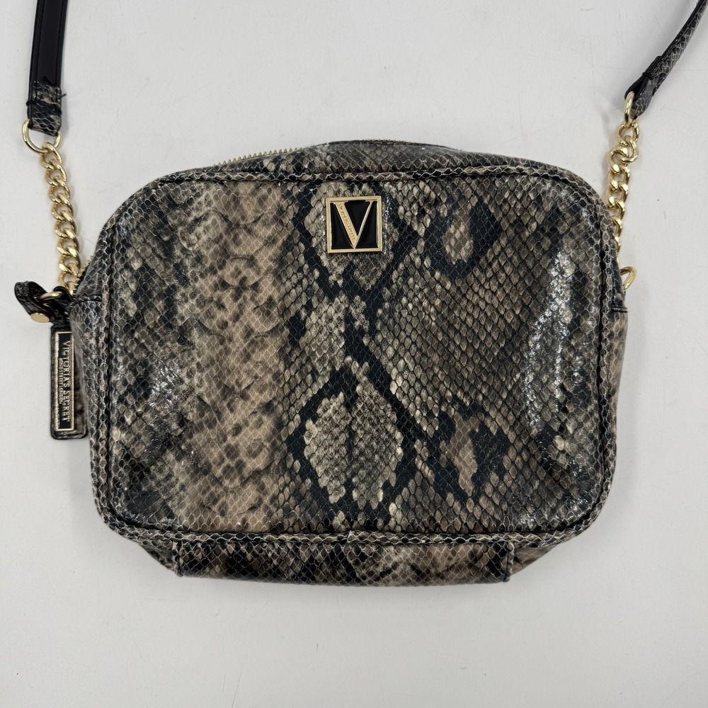 Victoria's Secret Faux Snake Skin Crossbody Purse Y2K‎